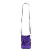 Mini Lambskin Tas Gemaakt in Spanje Hereu , Purple , Dames