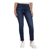 Donkerblauwe Slim Cigarette Jeans voor Vrouwen Tommy Hilfiger , Blue ,...