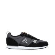 Zwarte Textiel Sneakers le coq sportif , Black , Heren