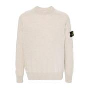 Lichte Crewneck Sweaters Stone Island , Beige , Heren