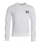 Witte Katoenen Logo Pullover Sweatshirt Dolce & Gabbana , White , Here...