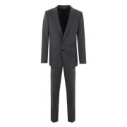 Grijze Jurken met Slim Fit Dolce & Gabbana , Gray , Heren