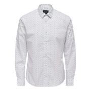 Overhemd Only & Sons , White , Heren