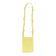 Leren Schoudertas Jil Sander , Yellow , Dames