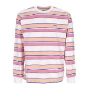 Gestreept longsleeve ronde hals t-shirt Obey , Multicolor , Heren