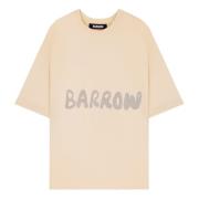 T-shirt met print Barrow , Beige , Unisex