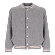 Bomber Varsity Cashmere Laneus , Gray , Heren