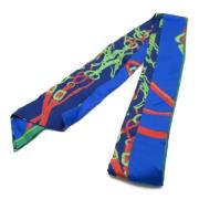 Pre-owned Silk scarves Hermès Vintage , Multicolor , Dames