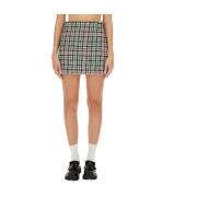 Wollen Mini Rok Msgm , Multicolor , Dames