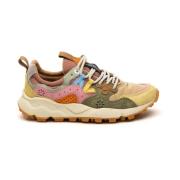 Multikleur Sneakers Yamano Stijl Flower Mountain , Multicolor , Dames