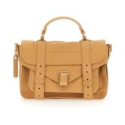 Mini Schoudertas met Afneembare Band Proenza Schouler , Beige , Dames