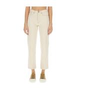 Katoenen Jeans Gemaakt in Tunesië A.p.c. , Beige , Dames