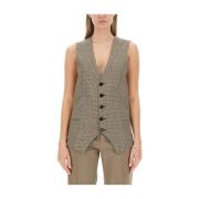 Wollen vest gemaakt in Bulgarije Ami Paris , Multicolor , Dames