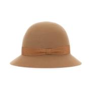 Merino Wol Cloche Hoed Helen Kaminski , Beige , Dames