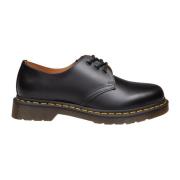 Zwarte Leren Vetersneakers Dr. Martens , Black , Heren