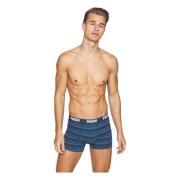 Heritage Gestreepte Boxershorts Puma , Blue , Heren