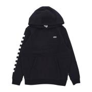 Zwarte hoodie met ruitjesprint Vans , Black , Heren