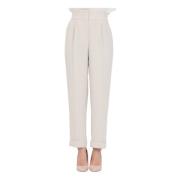 Elegante Beige Broek, Klassieke Stijl Armani Exchange , Gray , Dames