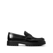 Zwarte Klassieke Loafer Platte Schoenen Tory Burch , Black , Dames