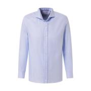 Blauwe Chambray Formele Overhemd Baldessarini , Blue , Heren