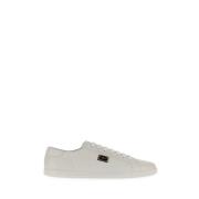 Saint Tropez Leren Sneaker Gemaakt in Italië Dolce & Gabbana , White ,...