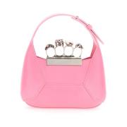 Mini Juwelen Hobo Tas met Afneembare Ketting Alexander McQueen , Pink ...