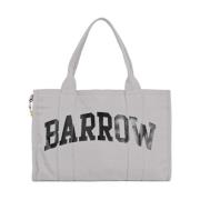 Strandtas van canvas met destroyed effect Barrow , White , Unisex