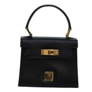 Pre-owned Leather handbags MCM Pre-owned , Black , Dames