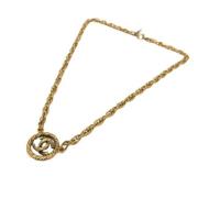 Pre-owned Metal chanel-jewelry Chanel Vintage , Yellow , Dames