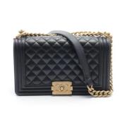 Pre-owned Fabric shoulder-bags Chanel Vintage , Black , Dames