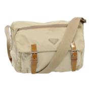 Pre-owned Fabric prada-bags Prada Vintage , Beige , Dames