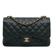 Pre-owned Leather chanel-bags Chanel Vintage , Black , Dames