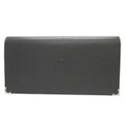 Pre-owned Leather wallets Cartier Vintage , Black , Dames