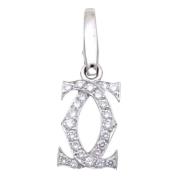 Pre-owned White Gold necklaces Cartier Vintage , Gray , Dames