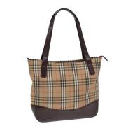 Pre-owned Canvas totes Burberry Vintage , Beige , Dames