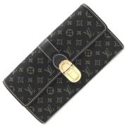 Pre-owned Canvas wallets Louis Vuitton Vintage , Black , Dames