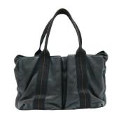 Pre-owned Leather shoulder-bags Hermès Vintage , Black , Dames