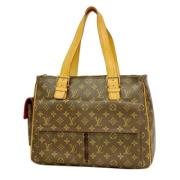 Pre-owned Canvas louis-vuitton-bags Louis Vuitton Vintage , Brown , Da...