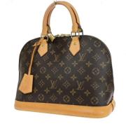 Pre-owned Canvas louis-vuitton-bags Louis Vuitton Vintage , Brown , Da...