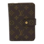 Pre-owned Fabric wallets Louis Vuitton Vintage , Brown , Dames