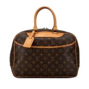 Pre-owned Canvas handbags Louis Vuitton Vintage , Brown , Dames