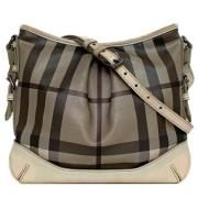 Pre-owned Plastic shoulder-bags Burberry Vintage , Beige , Dames