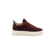 Bordeaux Wing Sneakers Be Positive , Brown , Dames