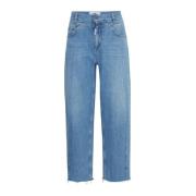 Stonewash Jeans Bacammeo Stijl Ball , Blue , Dames