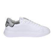 Leren Heren Sneakers Stijlvolle Schoenen Philippe Model , White , Here...