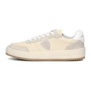 Beige Lage Sneakers Stijlvol Comfort Philippe Model , Beige , Heren