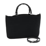 Pre-owned Nylon totes Gucci Vintage , Black , Dames