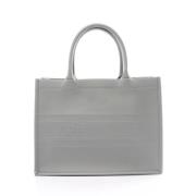 Pre-owned Leather dior-bags Dior Vintage , Gray , Dames