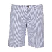 Chino Bermuda Shorts 40Weft , Blue , Heren