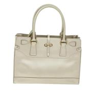 Pre-owned Leather handbags Salvatore Ferragamo Pre-owned , Yellow , Da...